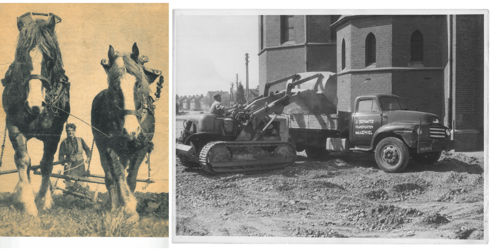 Paard & wagen, vrachtwagen