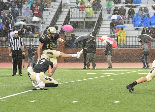 Harding University Field in use (heavy rain) PC