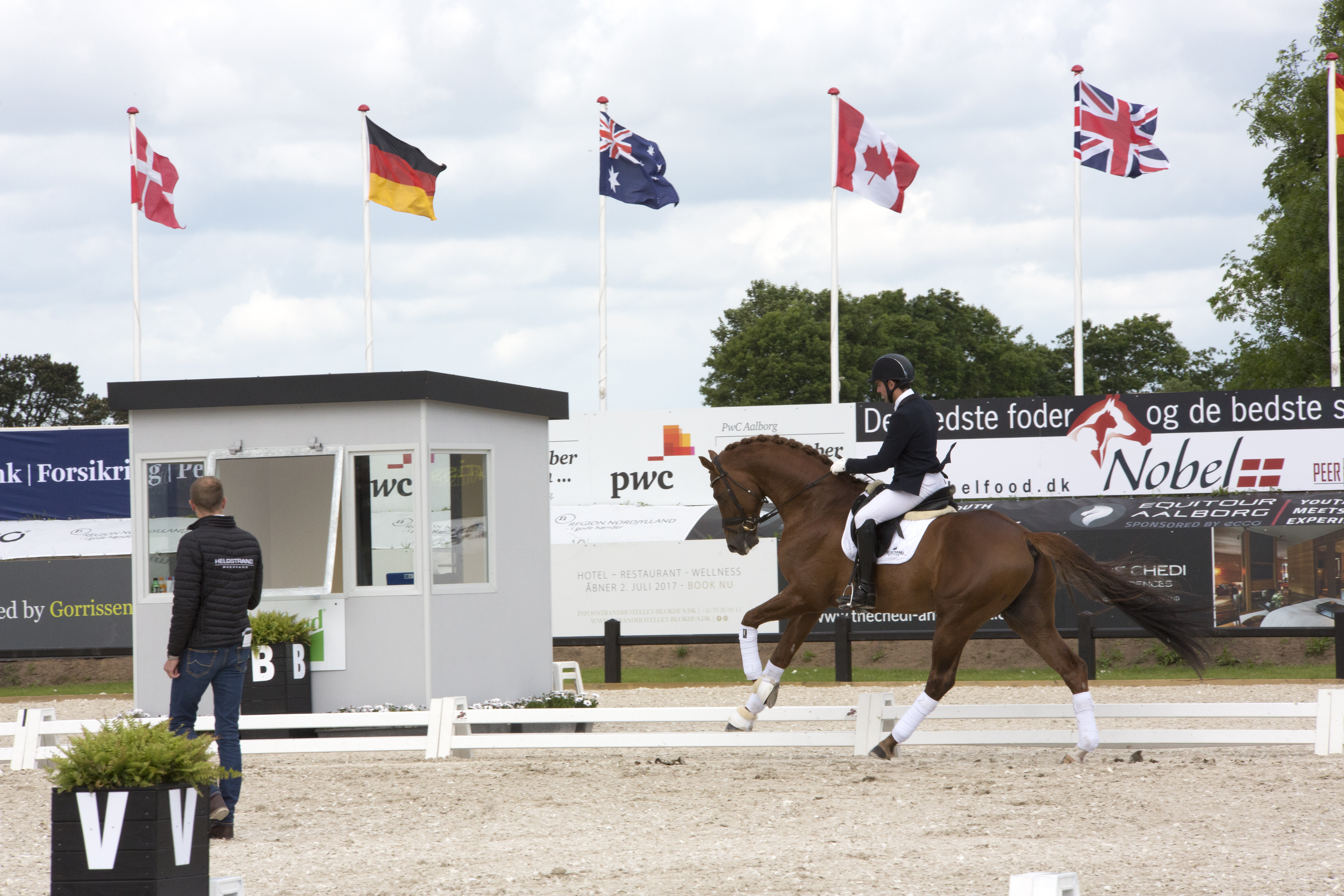 Rider and horse during Equitour Aalborg Denmark 2017